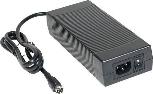 Dehner Elektronik ATS 200T-P240S Tischnetzteil in Schwarz, stabilisiert mit 24 V/DC, 8.3 A und 200 W, inklusive Ein-/Aus-Schalter - Bild 1