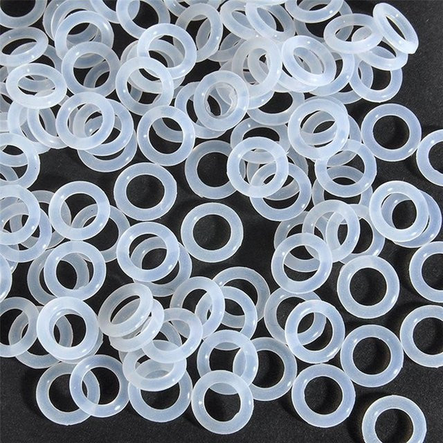 120 Stück Silikon-Gummi-O-Ring Schalterdämpfer für Cherry MX Tastaturen in Weiß, Grau und Transparent von Independ freedom - Bild 1