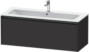 Duravit Waschtischunterschrank Ketho.2 in Graphit Matt, wandhängend mit 1 Auszug, B: 121 cm, T: 48 cm, H: 44 cm - Bild 1