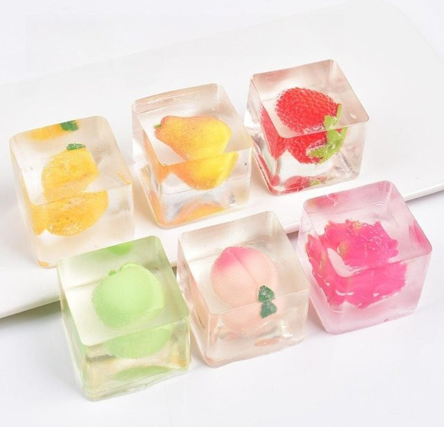 Anhänger Frucht-Eiswürfel Squishy, Unisex - Bild 1