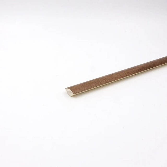Döllken Profiles Viertelstab furniert Nussbaum braun B/H: 14 x 14 mm, Länge: 2500 mm - Bild 1