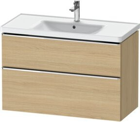 Duravit Waschtischunterschrank D-Neo mit 1 Schublade und 1 Auszug, B/T: 98,4 x 45,2 cm - Bild 1