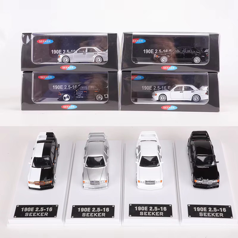 Maisto 190e w201 Modellauto, 1:64, Metall, Weiß - Bild 2