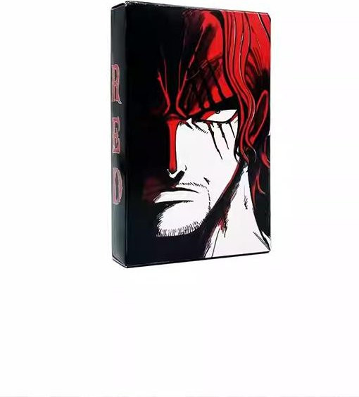 Yiran toy One Piece Anime Poker Spielkarten rot 1-teiliges Set - Bild 1