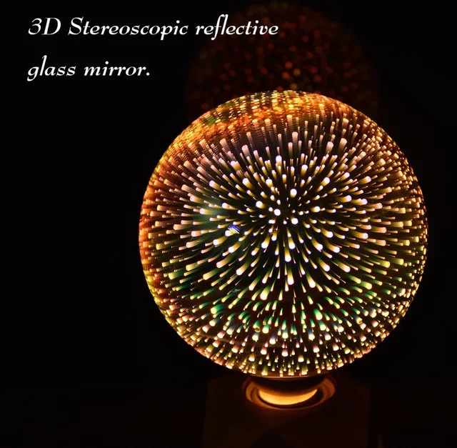 Guillermo 3D LED Tischlampe mit buntem Feuerwerkseffekt in Multicolor - Bild 1