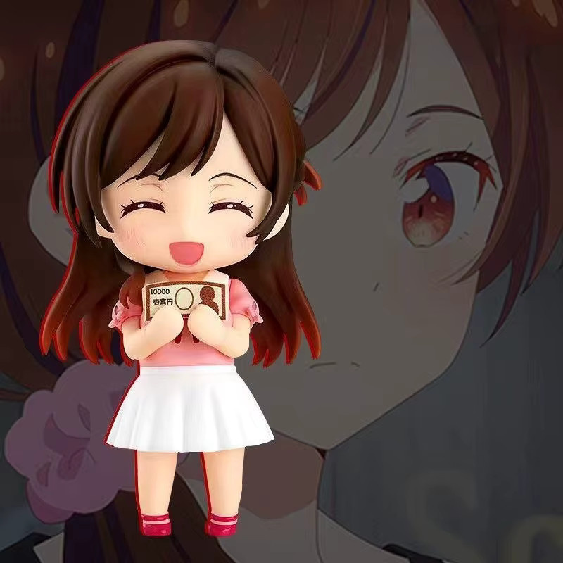 52TOYS Rent-A-Girlfriend Chizuru Mizuhara Nendoroid-Puppe, Actionfigur, 10cm - Bild 3
