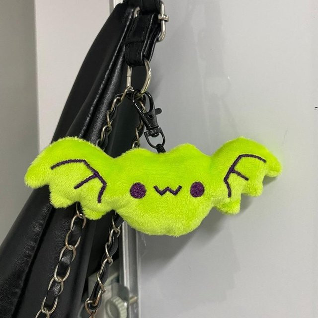 Schlüsselanhänger Plüschfledermaus, Mehrfarbig, Unisex - Bild 1