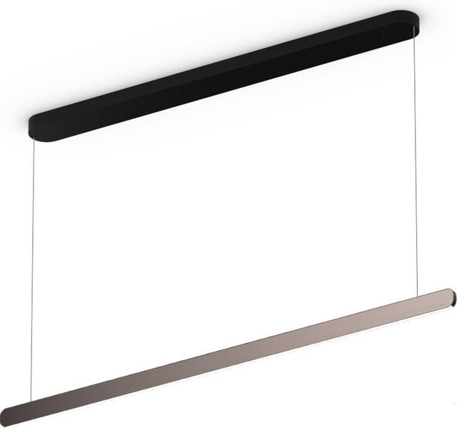 Occhio Mito linear volo 140 up LED-Pendelleuchte Schwarz matt mit Phantom-Ausführung und Occhio air Modul für x-tra warme Lichtstimmung (2200K - 3500K) - Bild 1