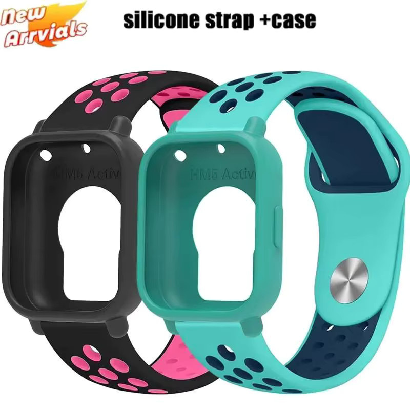 FancyWrist Uhrenarmband Silikon, 22 mm, zweifarbig, Redmi Watch 5 Active/5 Lite - Bild 5