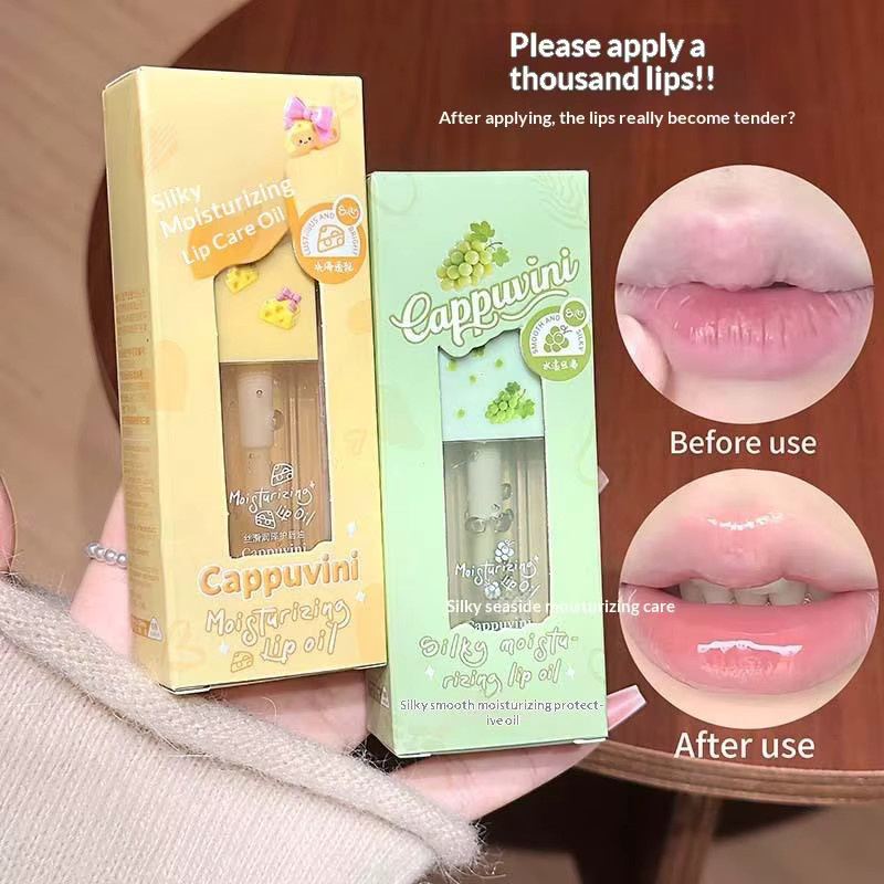 Cappuvini Lippenöl, Glänzend, Unisex - Bild 3