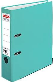 Herlitz Ordner maX.file protect DIN A4, Rückenbreite: 80 mm, türkis - Bild 1