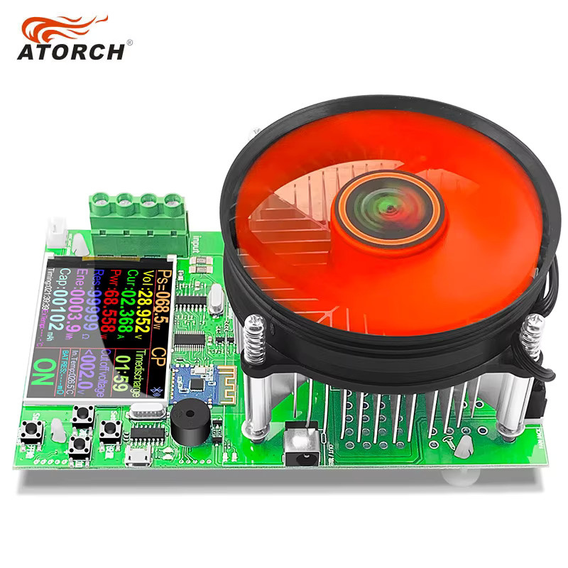 ATORCH DL24 Elektronische Last USB Tester mit App-Steuerung, 150W 20A DC Power Monitor zur Kapazitätsmessung von Lithium-Batterien und zur Überprüfung der Stromversorgung, USB-C Anschluss - Bild 4