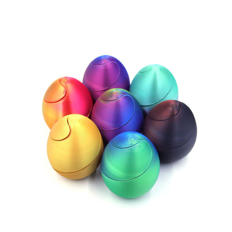 Fashnics 3D-Druck Spiral-Eier Unmögliches Shuttle Spielzeug als Tischdekoration und Fidget Toy in Multicolor - Bild 1