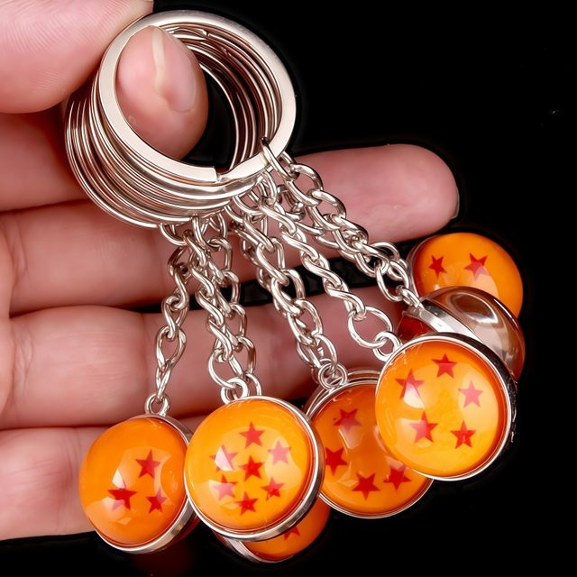 Dragon Ball Drachen-Wunschball Schlüsselanhänger, Unisex - Bild 1
