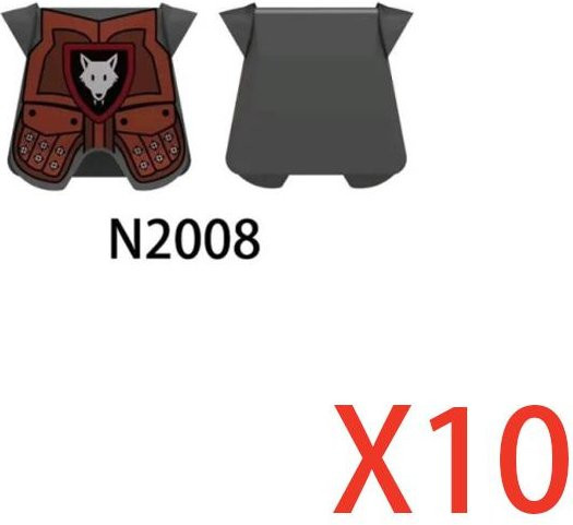 MOC Bausteine Mittelalterlicher Ritter Waffen Zubehör, ab 14 Jahre - Bild 1