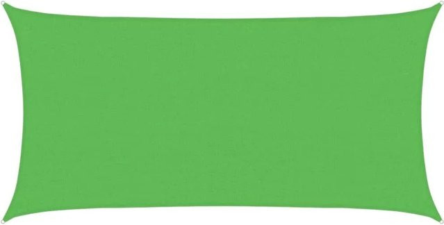 Furnicato Sonnensegel aus HDPE in Hellgrün, Rechteckig, B x T: 400 x 200 cm - Bild 1