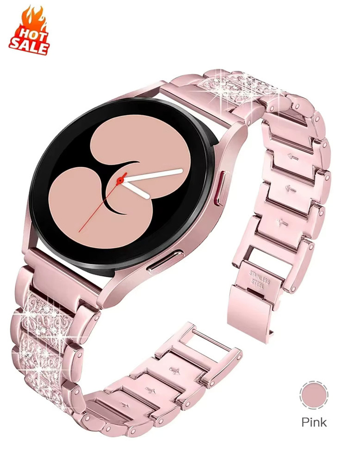 NEY Uhrenarmband Edelstahl, Diamant, Zirkonia, Roségold, Unisex - Bild 6