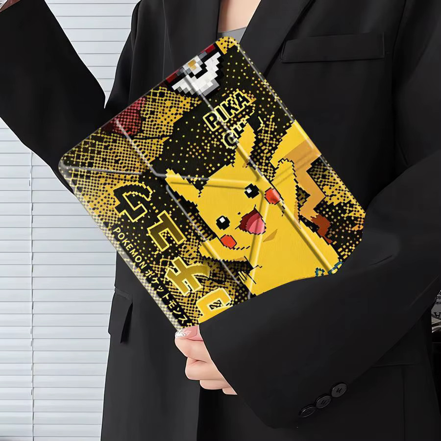 Pokemon Anime Pikachu Tablet-Hülle für iPad Pro, Air und Mini in verschiedenen Generationen und Größen - Bild 2