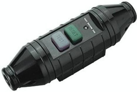 Bachmann Personenschutz-Zwischenstecker PRCD 250V Schwarz IP55 - Bild 1