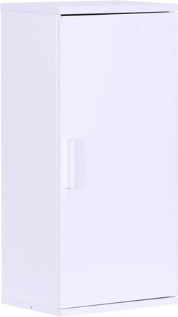 Relaxdays Hängeschrank für das Badezimmer aus MDF in Weiß, Höhe: 62 cm, Breite: 30 cm, Tiefe: 21 cm