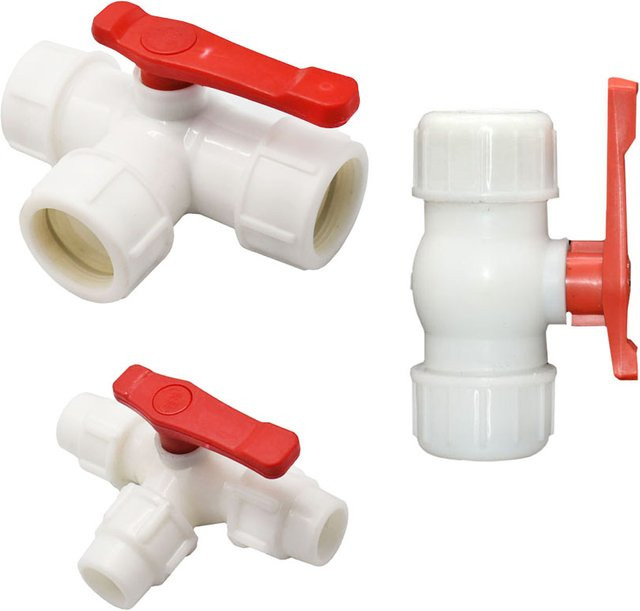 XGYN 3-Wege-Schnellverbinder T-Kupplung aus Kunststoff für PVC und PE, 20 mm - Bild 1
