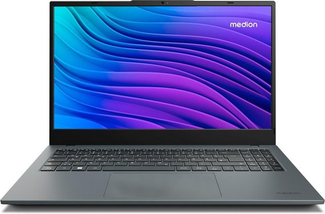 Medion E15433 Laptop in Grau mit 15,6 Zoll Full HD Display, Intel Core i7-13620H, 32 GB DDR4, 1 TB SSD und Intel UHD Grafik - Bild 1