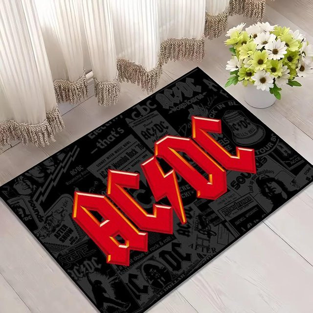 Rutschfester Teppich A-ACDC von Lodestar in Mehrfarbig, B/B: 80 x 120 cm - Bild 1