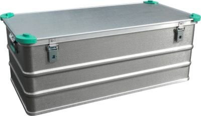 Gmoehling Super-Box aus Leichtmetall in Silber mit Deckel und Griffen, 150 l - Bild 1