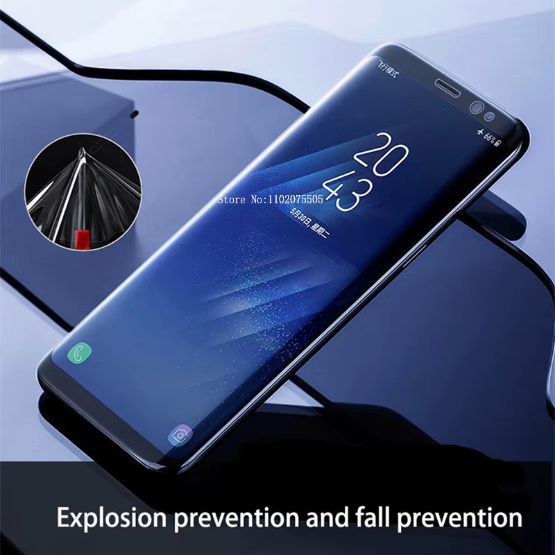 3er-Pack Displayschutzfolie aus gehärtetem Glas für Samsung Galaxy S23 Ultra, S22, S21, S20 Plus, S10, S9, S8 und Note 20 Ultra, transparent - Bild 3