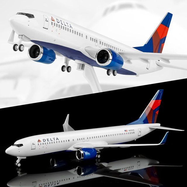 ZOCO Delta B737, Flugzeugmodell-Bausatz, Maßstab 1:240 - Bild 1