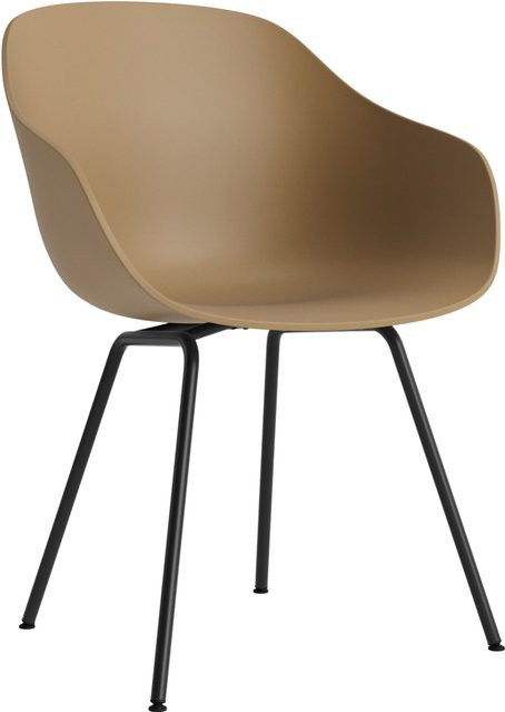 HAY About A Chair AAC 226 mit Armlehnen in Beige und Braun aus Stahl mit organischem Design und mattem Finish - Bild 1