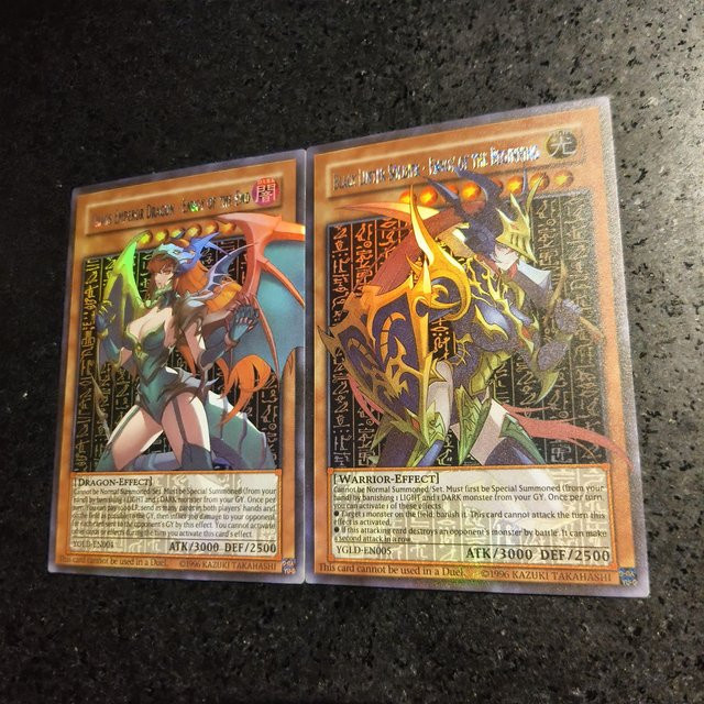 Yu-Gi-Oh! Schwarzer Luster Soldier, Sammeln Handels Flash Card, 2-teiliges Set - Bild 1
