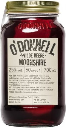 O'Donnell Moonshine Likör & Aperitif, Wilde Beere, 0,7 l - Bild 1
