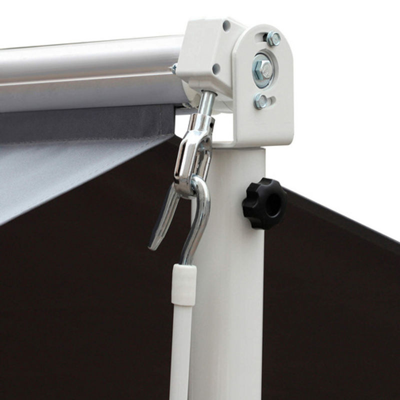 Outsunny Standmarkise Grau aus Metall und Polyester mit Faltarm und Kurbel, B: 295 cm, T: 294 cm, H: 250 cm - Bild 5