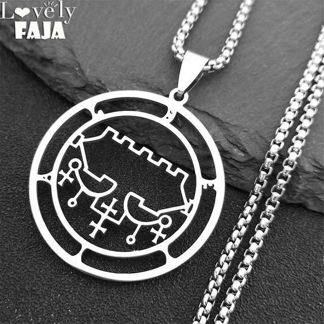 Lovely FAJA Halskette Edelstahl, Silber, Unisex - Bild 1