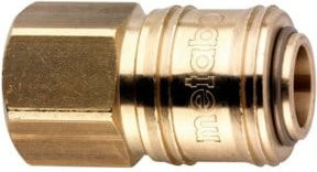 Metabo Schnellanschlusskupplung Euro 3/8" IG aus Messing in Gold - Bild 1