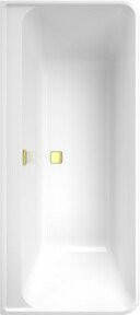 Villeroy & Boch Rechteck-Badewanne VJ Collaro aus Acryl in Weiß, B/T/H: 179 x 79 x 62 cm - Bild 1