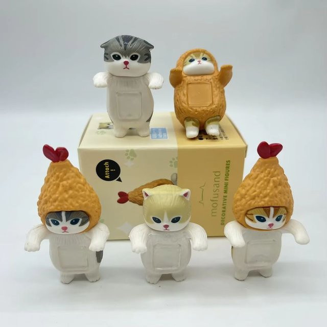 Mofusand Katze Obst Gebratene Garnelen, Action Figur, Einzelfigur - Bild 1