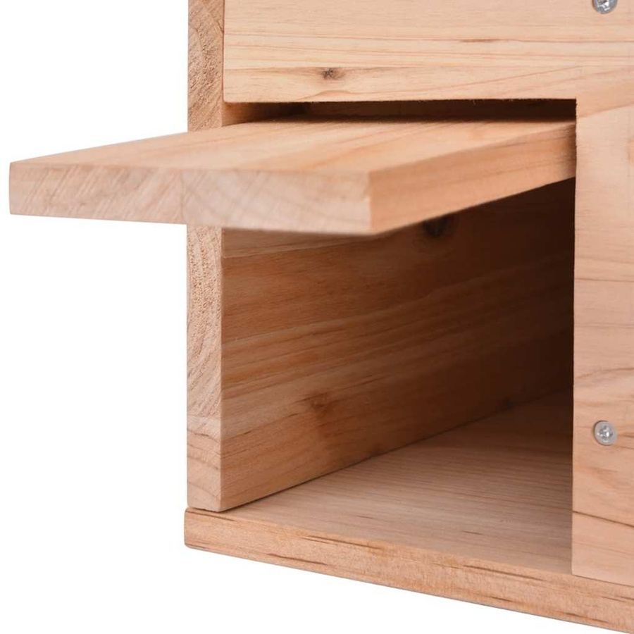 Igelhaus aus Fichtenholz von VD Home Furnishing in Braun, B/T/H: 45 x 33 x 22 cm - Bild 2