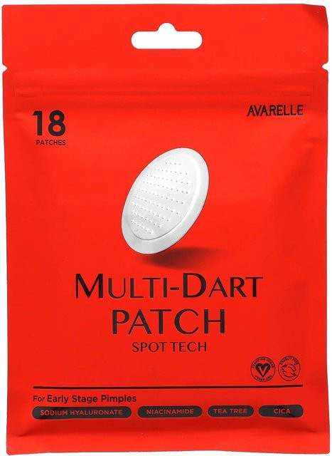 Avarelle Multi-Dart-Patch Spot Tech, 18er-Pack, mit Hyaluronsäure und Niacinamid - Bild 1