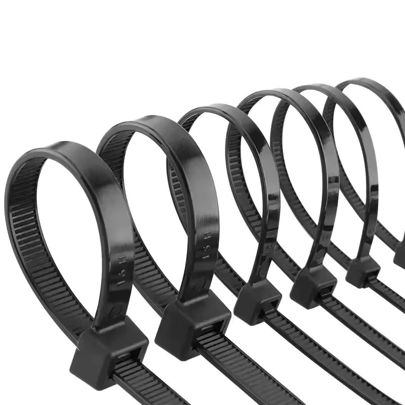100 Stück schwarze Nylon-Kabelbinder zur Kabelorganisation mit den Maßen Breite: 0,8 cm x Länge: 300 mm und Breite: 0,5 cm x Länge: 300 mm - Bild 5