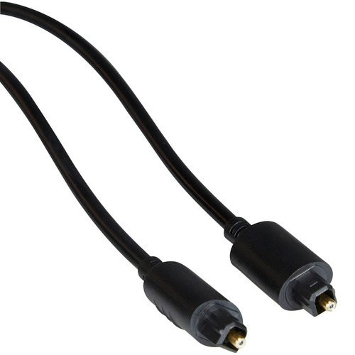 Schwaiger Lichtwellenleiter-Anschlusskabel TOSLINK in Schwarz - Bild 1