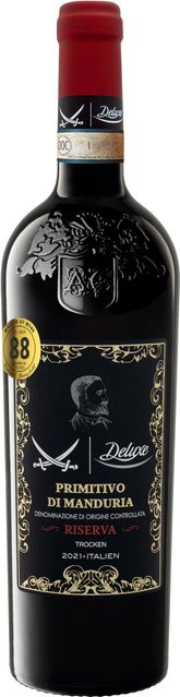 Sansibar Deluxe Primitivo di Manduria Reserva DOC Rotwein trocken 2021 0,75 l - Bild 1