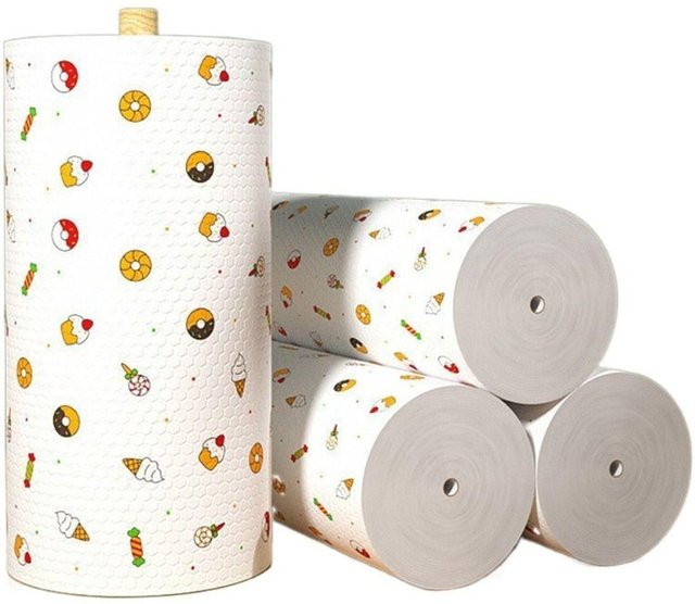 Der Faule Einweg Küchenpapier aus Vliesstoff, 100 Stück, Weiß - Bild 1