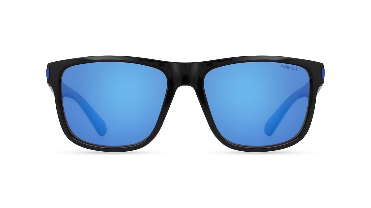 Polaroid PLD 2123/S Sonnenbrille, Vollrand, Quadratisch, Kunststoff, Herren, schwarz - Bild 1