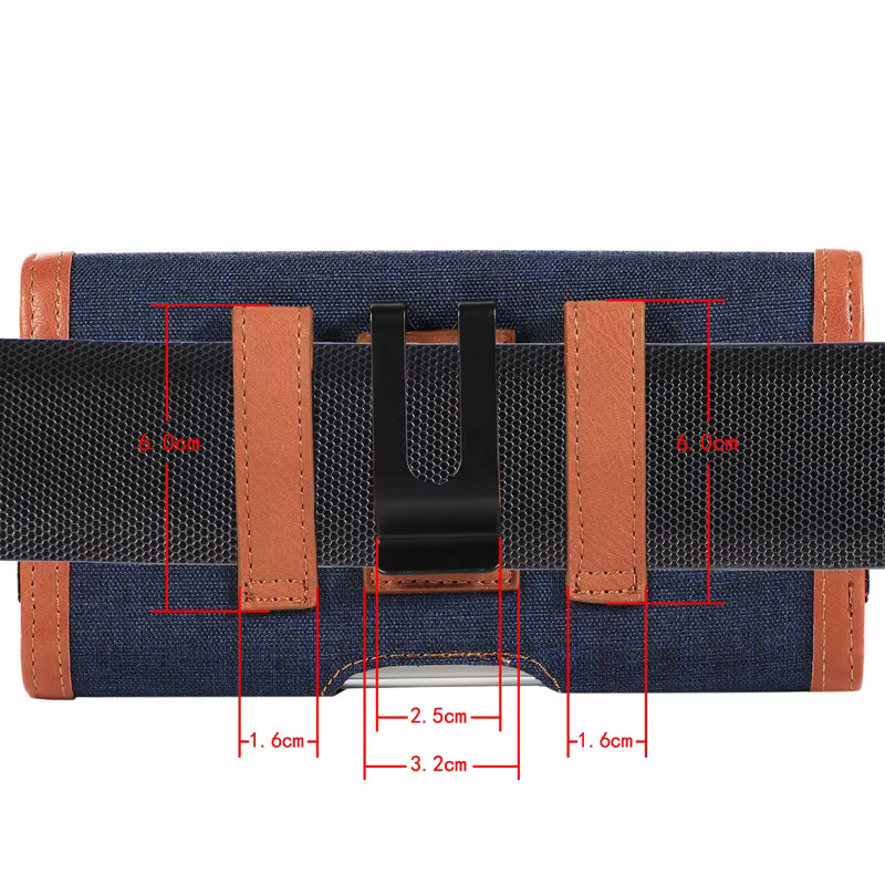 Universal Handy Tasche FaLi Qisubao Holster für Samsung Galaxy S26 Ultra S25 Ultra S25FE S24 Ultra A56 A36 A26 und iPhone in Schwarz oder Blau - Bild 3