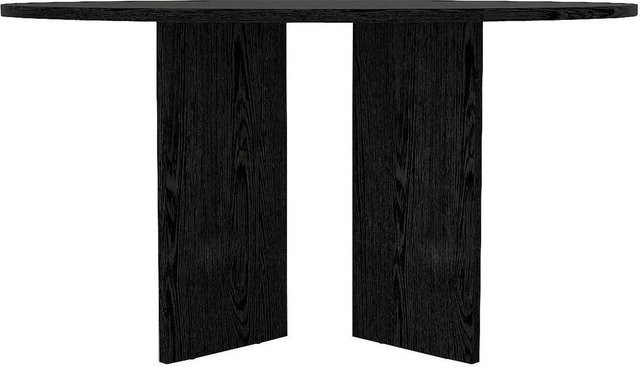 Vente-unique Esstisch Topania Modern Rund in Schwarz B: 138 cm, H: 75 cm - Bild 1