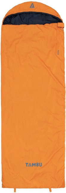 TAMBU Deckenschlafsack HASA für Erwachsene, Farbe Orange, B/B/H: 230 x 80 cm, Komfort 16 Grad, leicht und kompakt - Bild 1