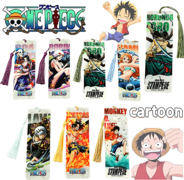 One Piece Lesezeichen mit Luffy, Zoro und Nami aus Acryl in Multicolour - Bild 1