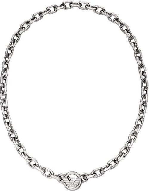 Emporio Armani Halskette, Edelstahl, Silber, Herren - Bild 1